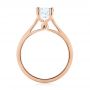 18k Rose Gold 18k Rose Gold Solitaire Diamond Engagement Ring - Front View -  104174 - Thumbnail