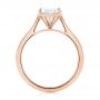 14k Rose Gold 14k Rose Gold Solitaire Diamond Engagement Ring - Front View -  104209 - Thumbnail