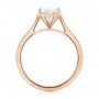 14k Rose Gold 14k Rose Gold Solitaire Diamond Engagement Ring - Front View -  104209 - Thumbnail