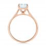 14k Rose Gold 14k Rose Gold Solitaire Diamond Engagement Ring - Front View -  104210 - Thumbnail