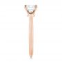 14k Rose Gold 14k Rose Gold Solitaire Diamond Engagement Ring - Side View -  103987 - Thumbnail