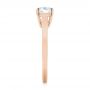 14k Rose Gold 14k Rose Gold Solitaire Diamond Engagement Ring - Side View -  104116 - Thumbnail