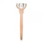 14k Rose Gold 14k Rose Gold Solitaire Diamond Engagement Ring - Side View -  104120 - Thumbnail