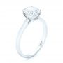 14k White Gold 14k White Gold Solitaire Diamond Engagement Ring - Three-Quarter View -  103297 - Thumbnail