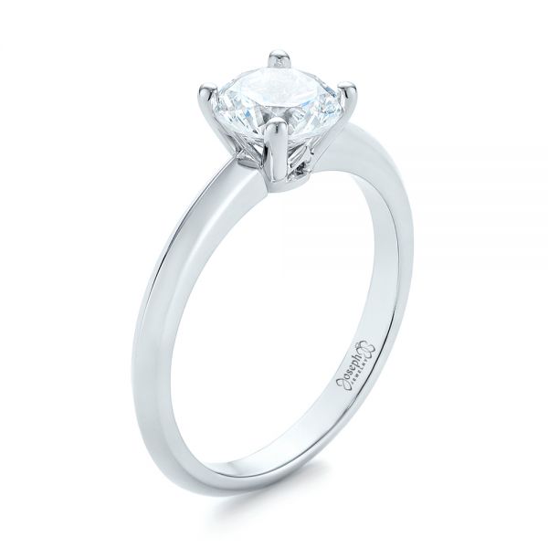 Solitaire Diamond Engagement Ring - Image