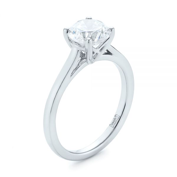 Solitaire Diamond Engagement Ring - Image