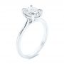  Platinum Platinum Solitaire Diamond Engagement Ring - Three-Quarter View -  106437 - Thumbnail