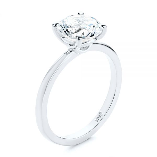 Solitaire Diamond Engagement Ring - Image