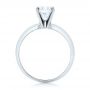 18k White Gold 18k White Gold Solitaire Diamond Engagement Ring - Front View -  103141 - Thumbnail