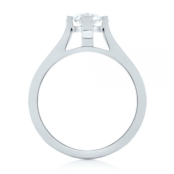  Platinum Platinum Solitaire Diamond Engagement Ring - Front View -  103274