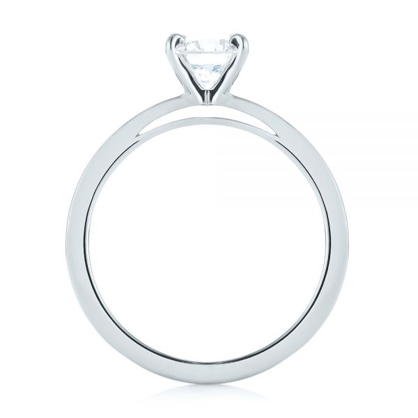  Platinum Platinum Solitaire Diamond Engagement Ring - Front View -  103421