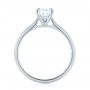  Platinum Platinum Solitaire Diamond Engagement Ring - Front View -  104090 - Thumbnail