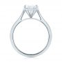 18k White Gold 18k White Gold Solitaire Diamond Engagement Ring - Front View -  104209 - Thumbnail