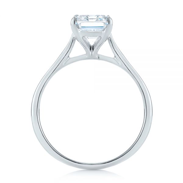  Platinum Platinum Solitaire Diamond Engagement Ring - Front View -  104210