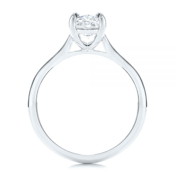  Platinum Platinum Solitaire Diamond Engagement Ring - Front View -  106437