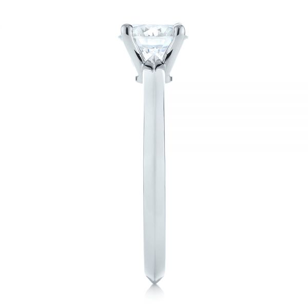  Platinum Platinum Solitaire Diamond Engagement Ring - Side View -  103987