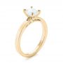 14k Yellow Gold 14k Yellow Gold Solitaire Diamond Engagement Ring - Three-Quarter View -  103421 - Thumbnail