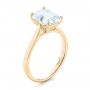 18k Yellow Gold 18k Yellow Gold Solitaire Diamond Engagement Ring - Three-Quarter View -  104210 - Thumbnail