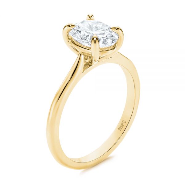 Solitaire Diamond Engagement Ring - Image