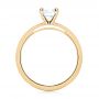 18k Yellow Gold 18k Yellow Gold Solitaire Diamond Engagement Ring - Front View -  103421 - Thumbnail