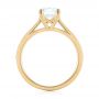 14k Yellow Gold 14k Yellow Gold Solitaire Diamond Engagement Ring - Front View -  104087 - Thumbnail