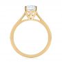 18k Yellow Gold 18k Yellow Gold Solitaire Diamond Engagement Ring - Front View -  104116 - Thumbnail