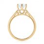 18k Yellow Gold 18k Yellow Gold Solitaire Diamond Engagement Ring - Front View -  104120 - Thumbnail