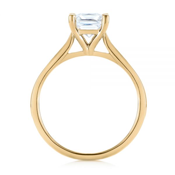 14k Yellow Gold 14k Yellow Gold Solitaire Diamond Engagement Ring - Front View -  104180