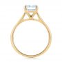 18k Yellow Gold 18k Yellow Gold Solitaire Diamond Engagement Ring - Front View -  104210 - Thumbnail