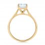 18k Yellow Gold 18k Yellow Gold Solitaire Diamond Engagement Ring - Front View -  104210 - Thumbnail