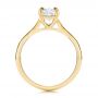 18k Yellow Gold 18k Yellow Gold Solitaire Diamond Engagement Ring - Front View -  106437 - Thumbnail