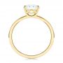 14k Yellow Gold 14k Yellow Gold Solitaire Diamond Engagement Ring - Front View -  106863 - Thumbnail