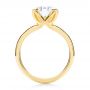 14k Yellow Gold 14k Yellow Gold Solitaire Diamond Engagement Ring - Front View -  107132 - Thumbnail