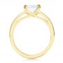 14k Yellow Gold 14k Yellow Gold Solitaire Diamond Engagement Ring - Front View -  107133 - Thumbnail