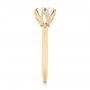 18k Yellow Gold 18k Yellow Gold Solitaire Diamond Engagement Ring - Side View -  103296 - Thumbnail