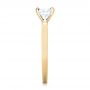 18k Yellow Gold 18k Yellow Gold Solitaire Diamond Engagement Ring - Side View -  103421 - Thumbnail