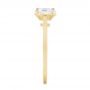 18k Yellow Gold 18k Yellow Gold Solitaire Diamond Engagement Ring - Side View -  104008 - Thumbnail