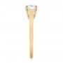 18k Yellow Gold 18k Yellow Gold Solitaire Diamond Engagement Ring - Side View -  104116 - Thumbnail