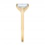 18k Yellow Gold 18k Yellow Gold Solitaire Diamond Engagement Ring - Side View -  104210 - Thumbnail
