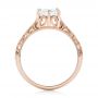 18k Rose Gold 18k Rose Gold Solitaire Diamond Engagement Ring - Front View -  102767 - Thumbnail