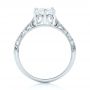 14k White Gold 14k White Gold Solitaire Diamond Engagement Ring - Front View -  102767 - Thumbnail