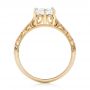 14k Yellow Gold Solitaire Diamond Engagement Ring - Front View -  102767 - Thumbnail