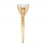 14k Yellow Gold Solitaire Diamond Engagement Ring - Side View -  102767 - Thumbnail