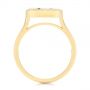 18k Yellow Gold Solitaire East-west Marquise Diamond Engagement Ring - Front View -  105869 - Thumbnail