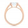 18k Rose Gold 18k Rose Gold Solitaire Engagement Ring - Front View -  104327 - Thumbnail