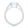 18k White Gold 18k White Gold Solitaire Engagement Ring - Front View -  104327 - Thumbnail