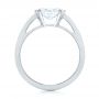 14k White Gold 14k White Gold Solitaire Engagement Ring - Front View -  104327 - Thumbnail