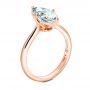 18k Rose Gold 18k Rose Gold Solitaire Marquise Diamond Engagement Ring - Three-Quarter View -  106104 - Thumbnail