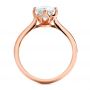 14k Rose Gold 14k Rose Gold Solitaire Marquise Diamond Engagement Ring - Front View -  106104 - Thumbnail