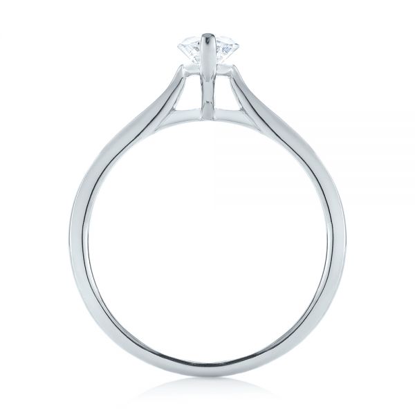  Platinum Platinum Solitaire Marquise Diamond Engagement Ring - Front View -  104097